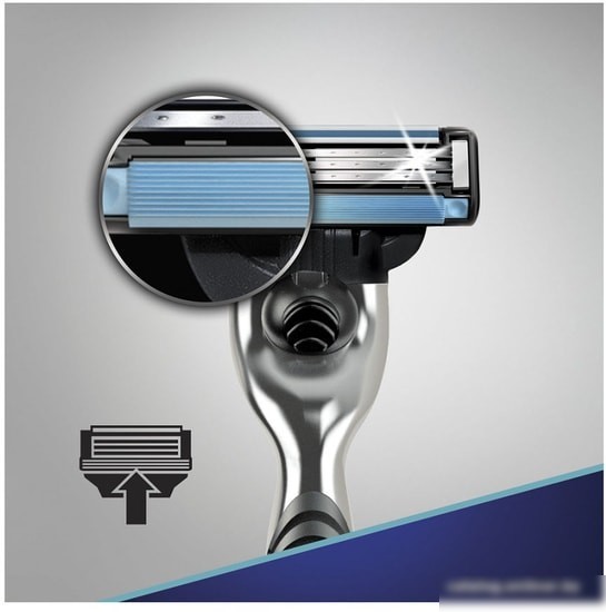 Бритвенный станок Gillette Mach3 2 сменные кассеты