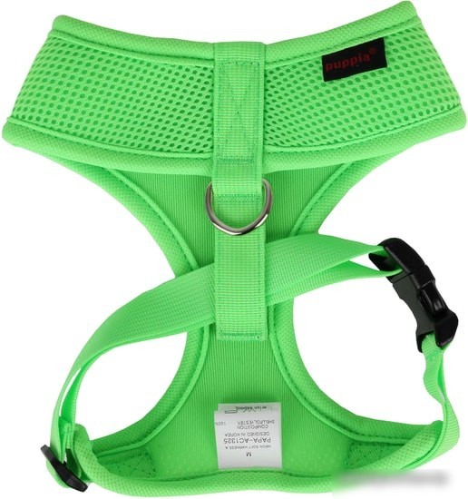 Шлейка Puppia Neon Soft PAPA-AC1325-GR-XL (салатовый)