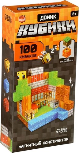 Магнитный конструктор Unicon Домик. Мой мир 10883713 (100эл)