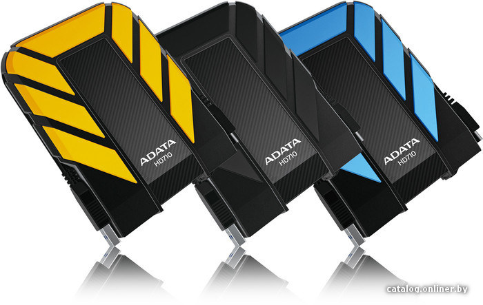 Внешний жесткий диск A-Data DashDrive Durable HD710 1TB Yellow (AHD710-1TU3-CYL)