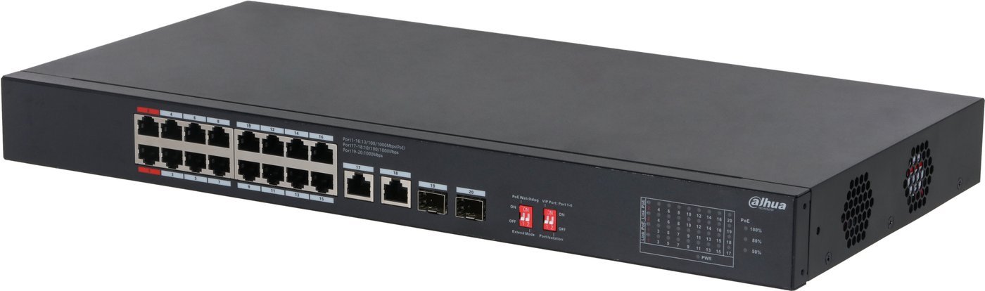 Неуправляемый коммутатор Dahua S3220-16GT-240