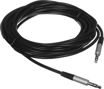 Кабель GoPower 00-00032068 3.5мм jack - 3.5мм jack (5 м, черный)