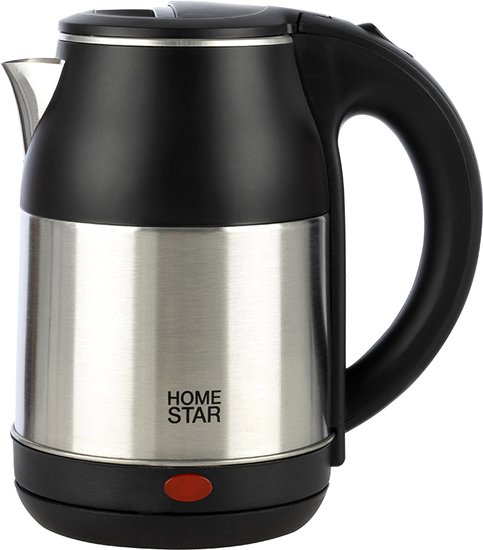 Электрический чайник HomeStar HS-1034 (стальной/черный)