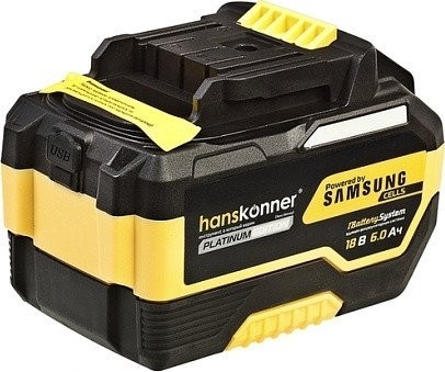 Аккумулятор Hanskonner HBP2006PRO (18В/6 Ah)