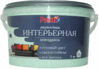 Краска Palizh Интерьерная моющаяся 3.7 кг (мохито)