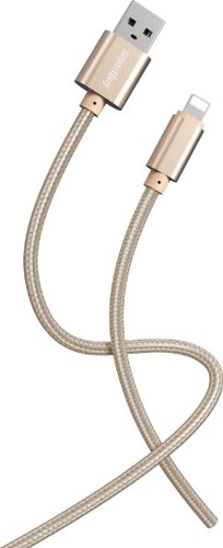 Кабель SmartBuy S02 USB-Type-A - Lightning (1 м, золотистый)