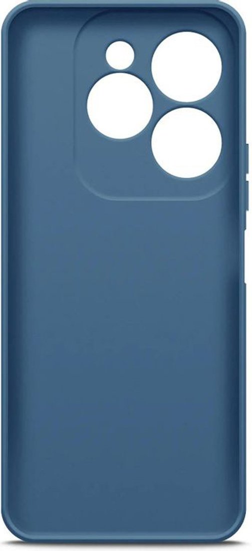 Чехол для телефона BoraSCO Silicone Case для Infinix Hot 40i/Smart 8/8 Plus/8 Pro 72661 (синий)