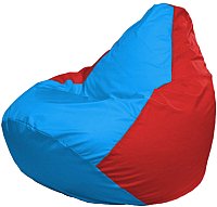 Кресло-мешок Flagman Груша Супер Мега 4XL Г5.1-279 (голубой/красный)
