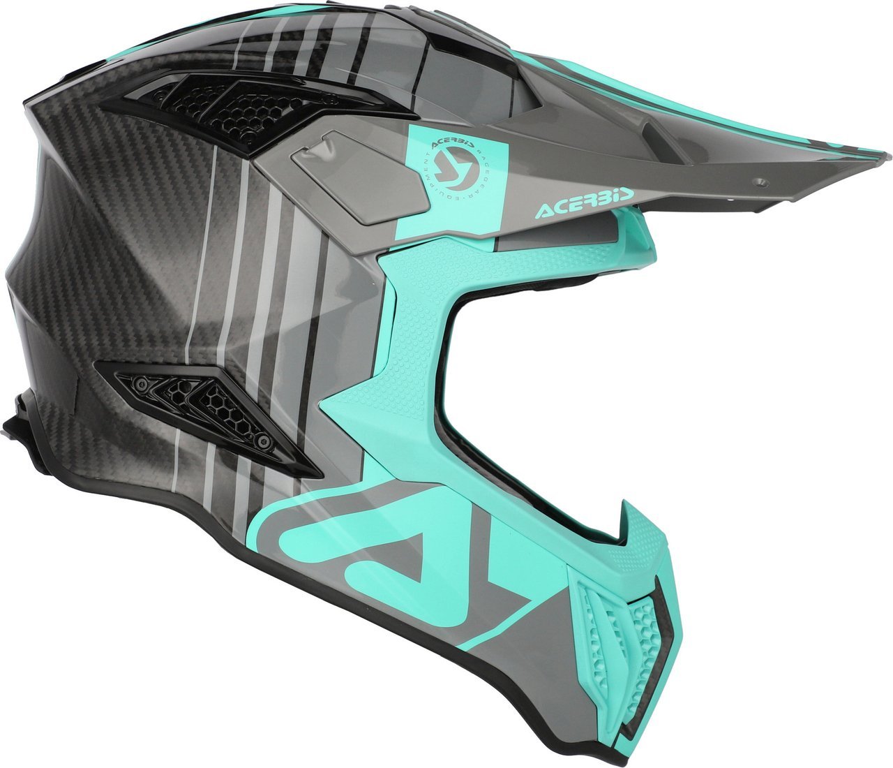 Мотошлем Acerbis Airstrike-C 0026832.869.068 (XL, бирюзовый)