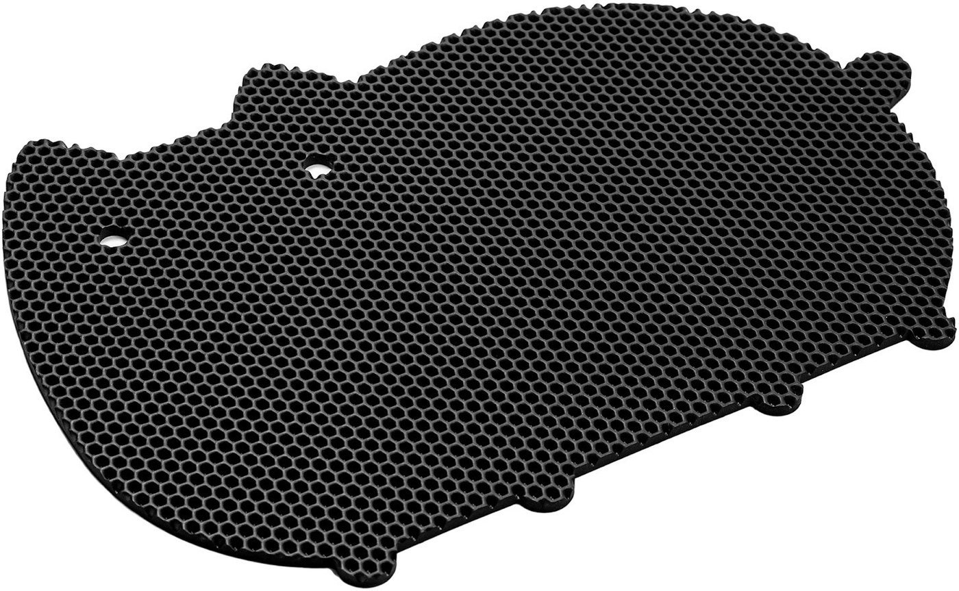 Коврик под миску Alicosta ЭВА 600x400 кот (соты/черный)
