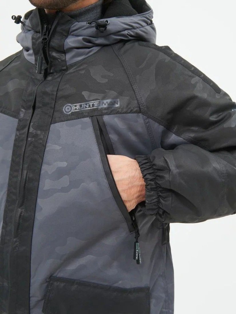 Костюм Huntsman Горка Люкс -15°C Серый Breathable (р.56-58/170-176)