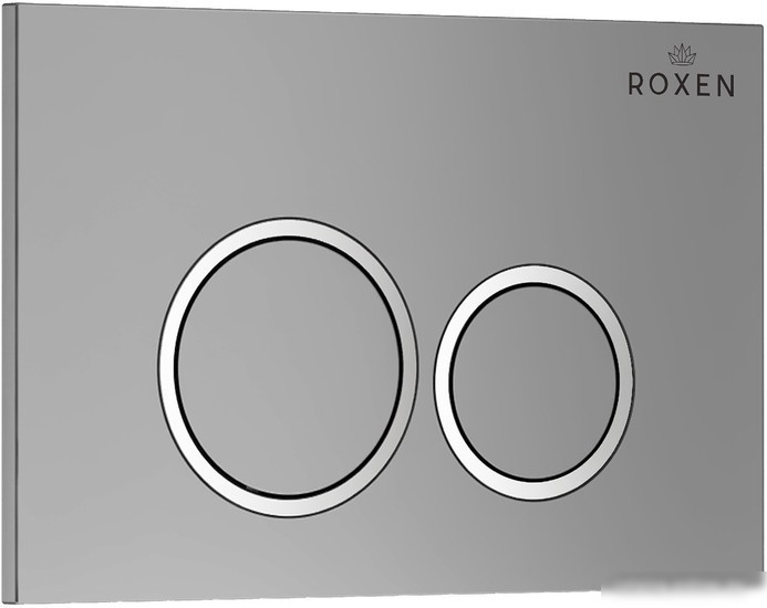 Унитаз подвесной Roxen Boro One Rimless 6 в 1 StounFix Slim 532055 (кнопка: матовая)