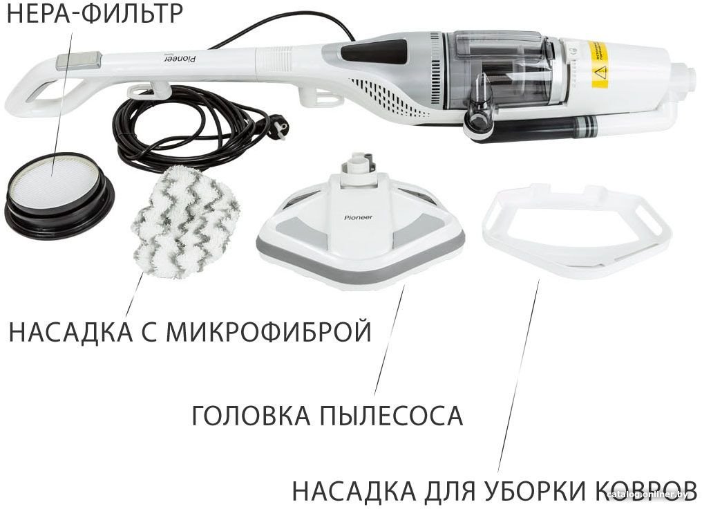 Пылесос Pioneer VC465S (белый)