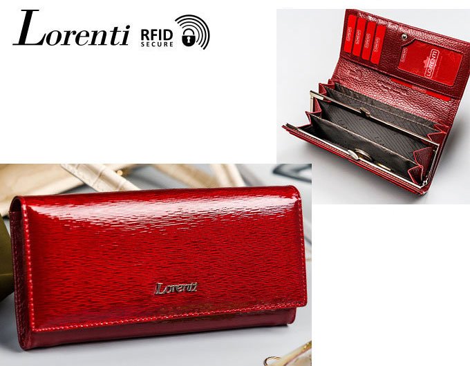 Кошелек Cedar Lorenti 72401-SH Napis (красный)