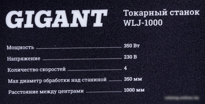 Станок Gigant WLJ-1000