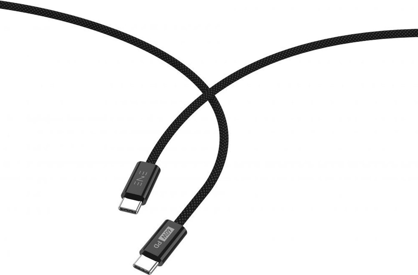 Кабель Atomic 30.425 Ene Intro USB Type-C - USB Type-C (1 м, черный)