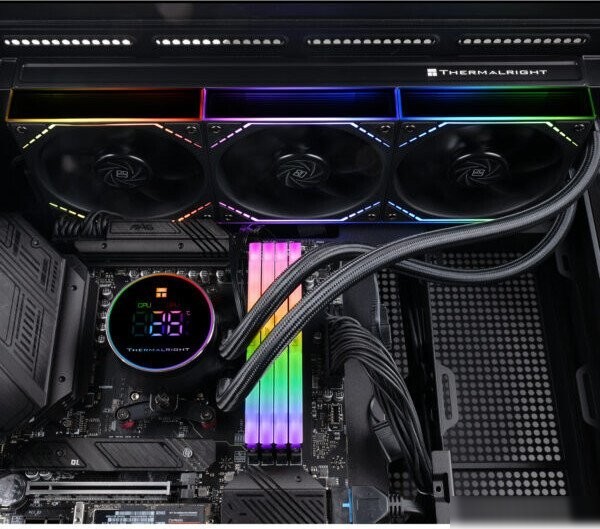 Система жидкостного охлаждения для процессора Thermalright Frozen Magic 360 Digital ARGB V2 (черный)