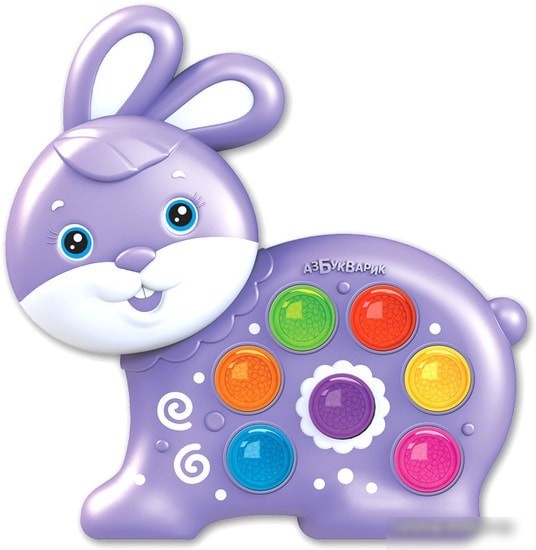 Интерактивная игрушка Азбукварик Веселушки. Зайчик AZ-2230 4630027290274