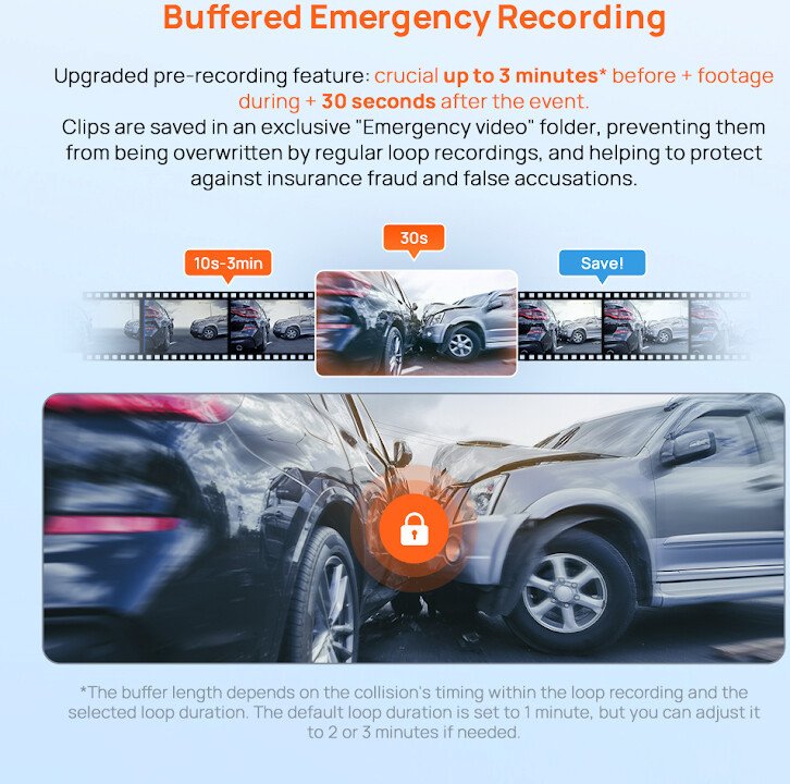 Видеорегистратор 70mai Dash Cam A410-1 (международная версия)