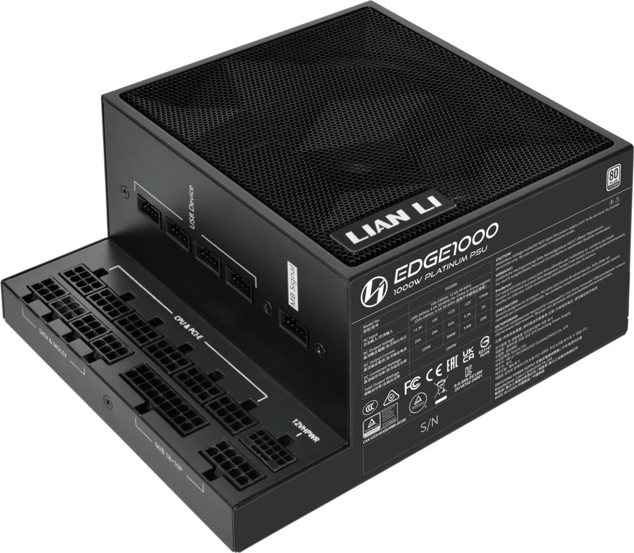 Блок питания Lian Li Edge 1000 G9P.EG1000.BE00.RU