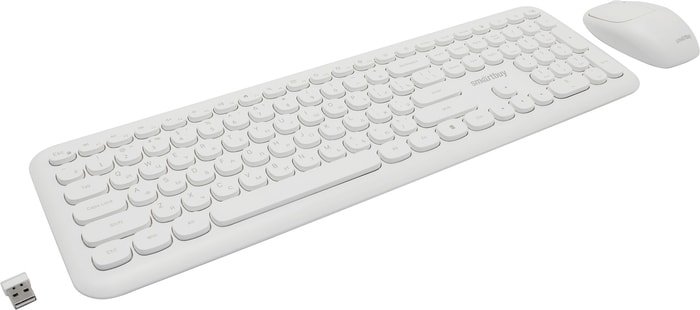 Клавиатура + мышь SmartBuy SBC-666395AG-W