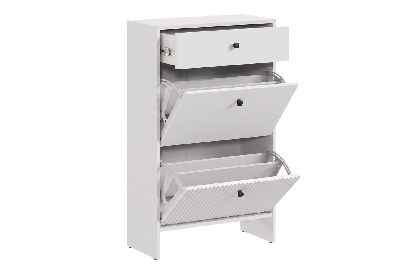 Тумба для обуви Black Red White Аура SFB1S2B (белый)