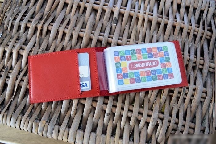 Визитница EZcase Мини С6 red (красный)