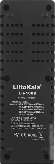 Зарядное LiitoKala Lii-100B
