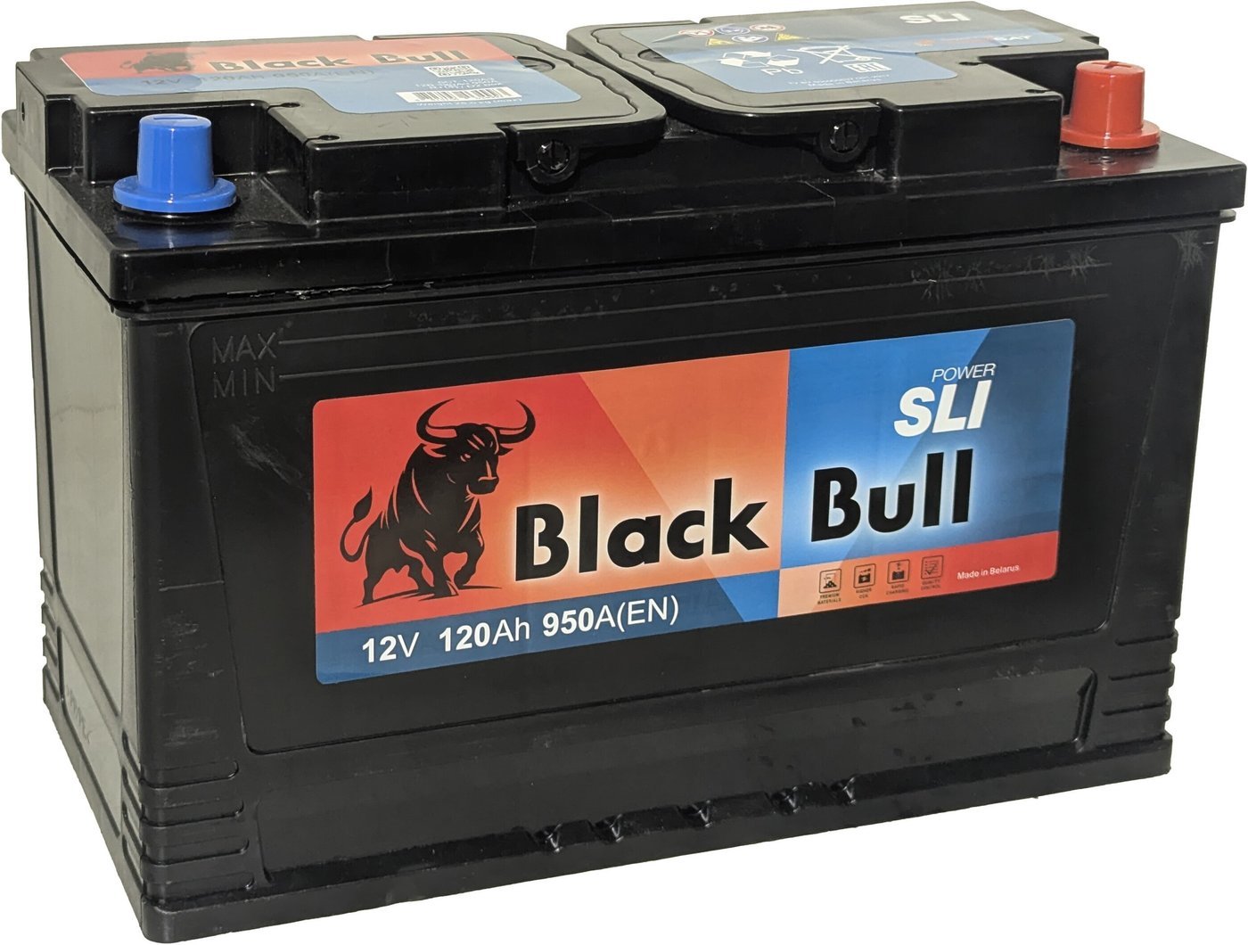 Автомобильный аккумулятор Black Bull R+ (120 А·ч)
