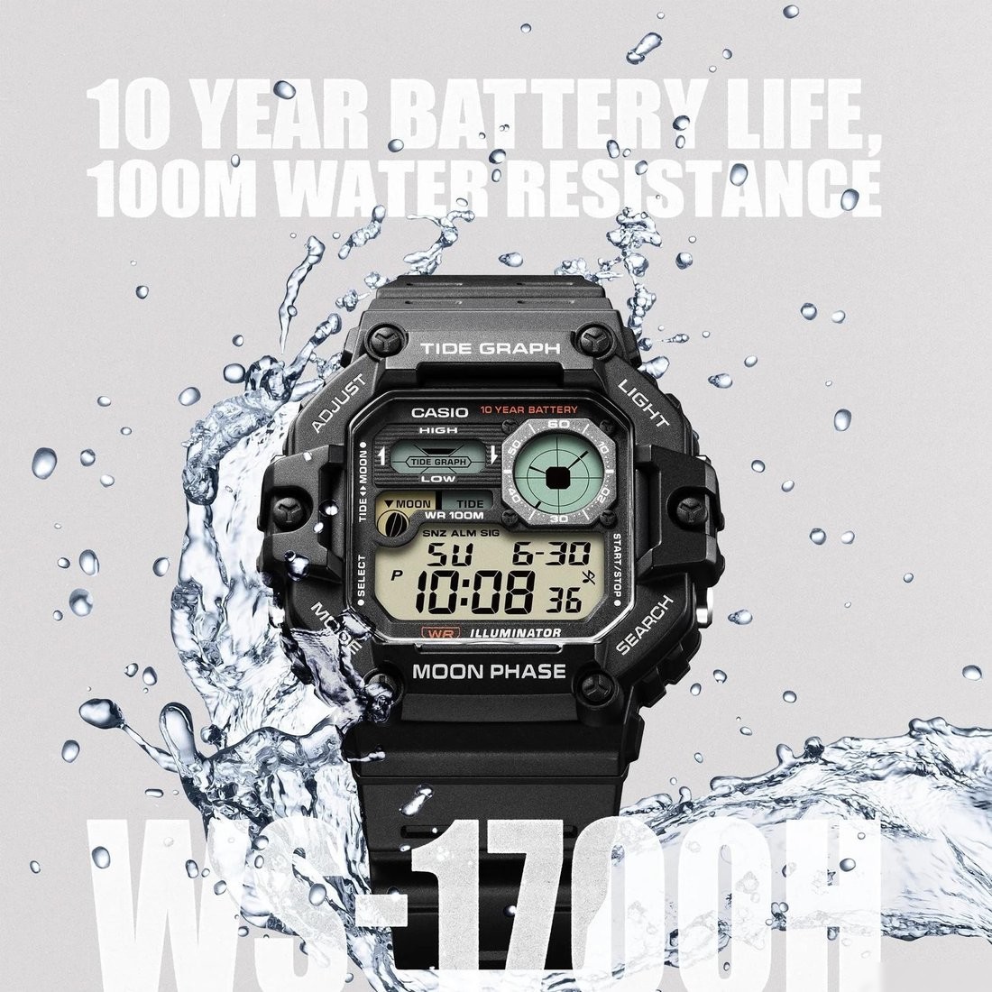 Наручные часы Casio Collection WS-1700H-1A