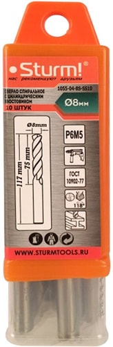 Набор оснастки Sturm 1055-04-8S-SS10 (10 предметов)