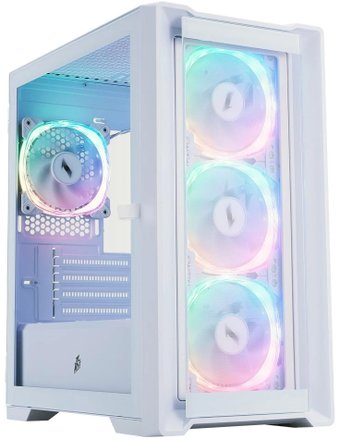 Корпус 1stPlayer TRILOBITE T4-G ARGB (белый)