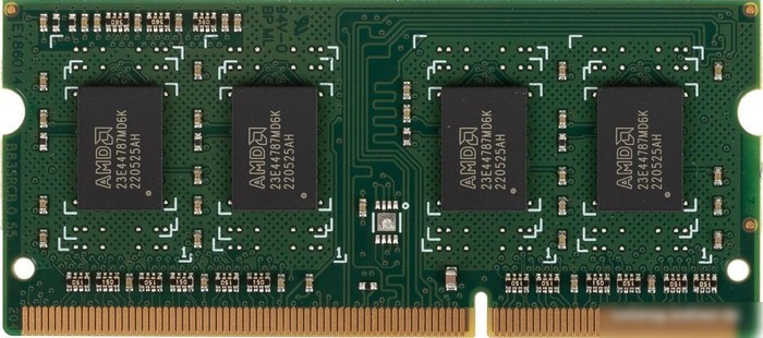 Оперативная память AMD 4GB DDR3 SO-DIMM 1600 МГц R534G1601S1S-UG