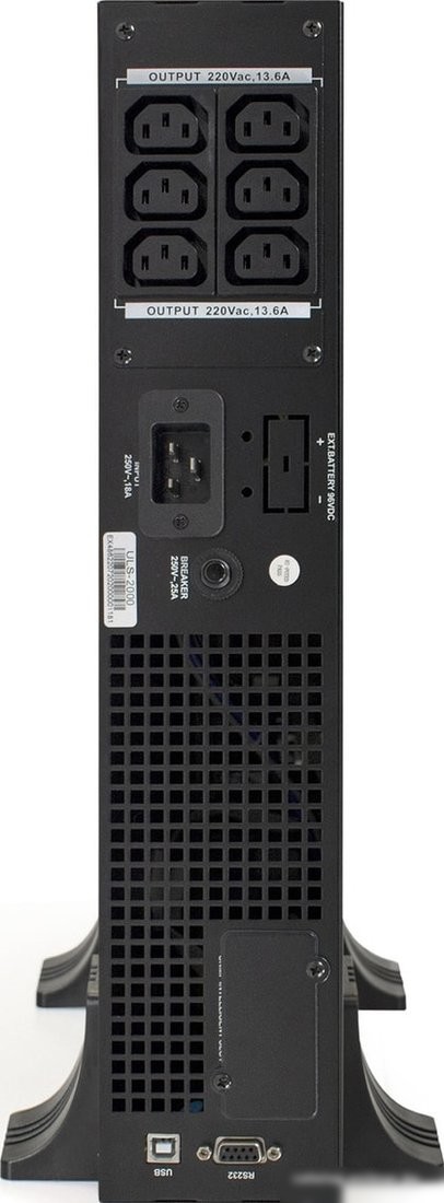 Источник бесперебойного питания ExeGate PowerExpert ULS-2000.LCD.AVR.C13.USB.RS232.SNMP.2U
