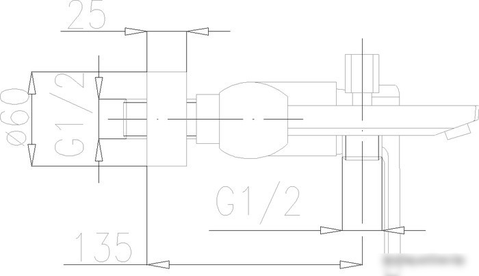 Смеситель Armatura Korund 4004-010-00