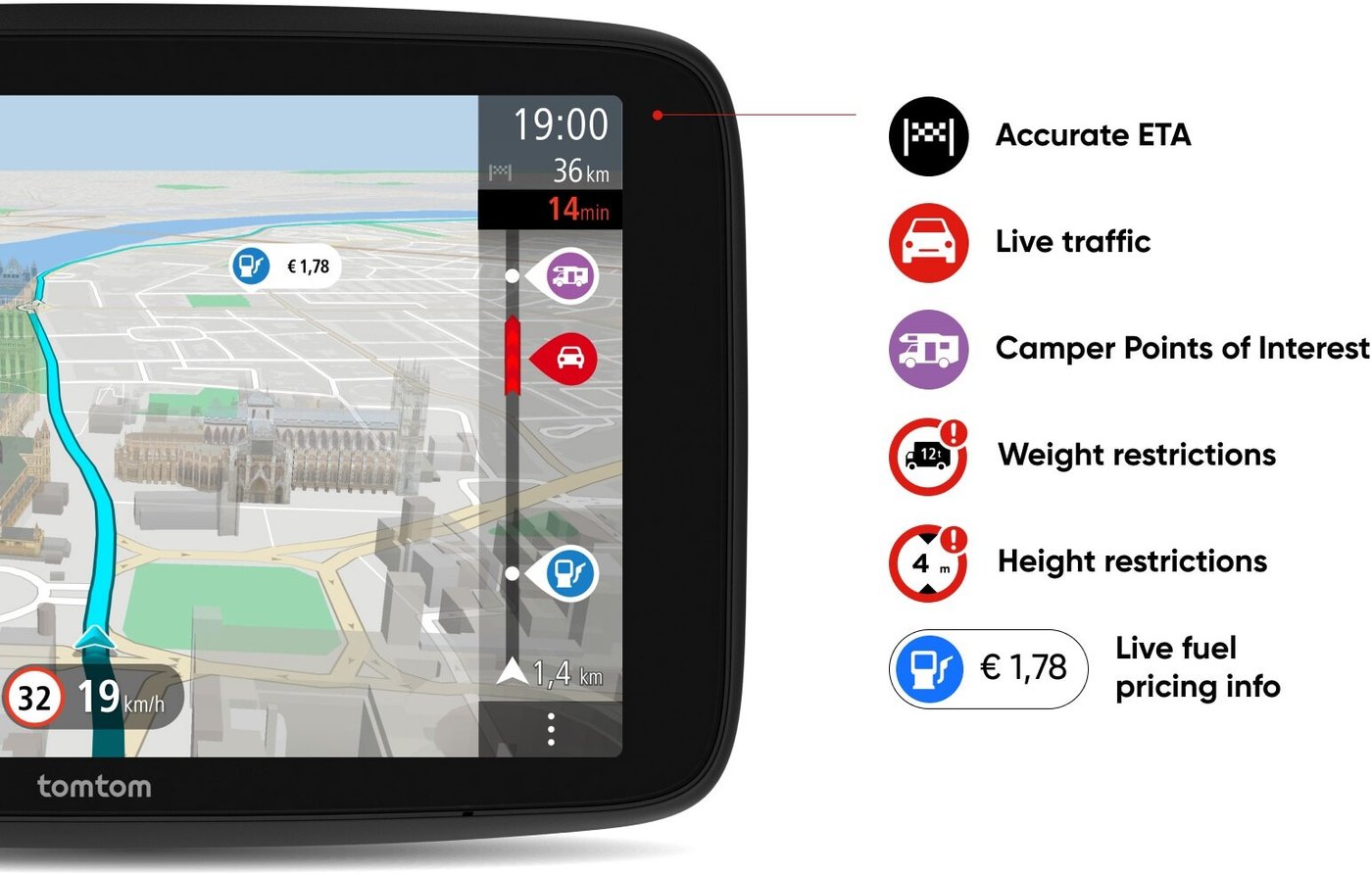 Навигатор TomTom GO Camper Max 7" 2nd generation