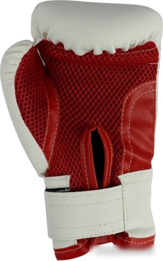 Тренировочные перчатки Rusco Sport 10 oz (белый/красный)
