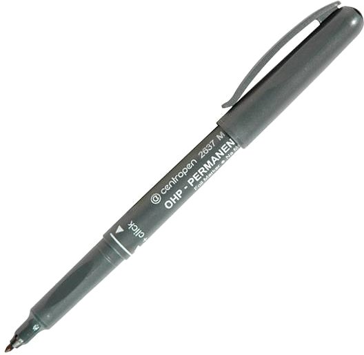Маркер перманентный Centropen Permanent 2637/01-12 (черный)
