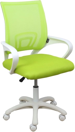 Компьютерное кресло AksHome Ricci White Kids (салатовый)