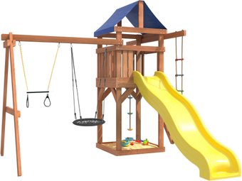 Игровой комплекс National Tree Company С трапецией и качелями гнездо 60 IgroWoods ДП-14