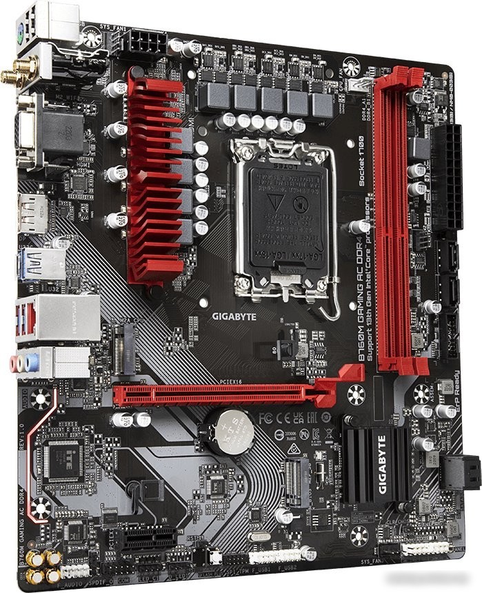 Материнская плата Gigabyte B760M Gaming AC DDR4 (rev. 1.x)
