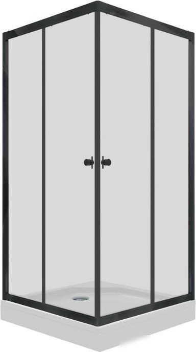 Душевой уголок Maroni Stile Nero-GLS 80x80 Щ0000063959