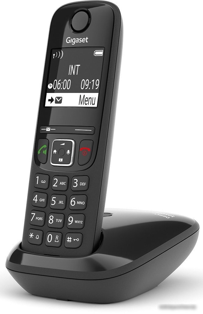 Радиотелефон Gigaset AS690 (черный)