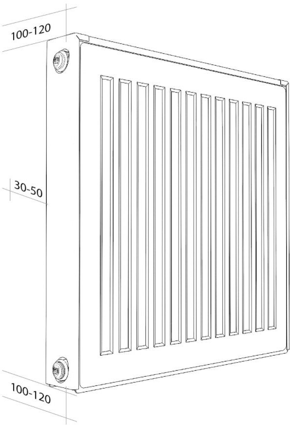 Стальной панельный радиатор Royal Thermo Compact C21-500-900 RAL9016