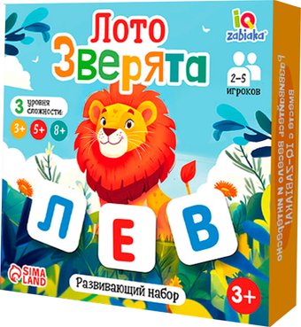 Развивающая игра Zabiaka Зверята 10860263
