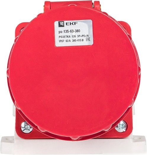 Розетка промышленная EKF ps-135-63-380