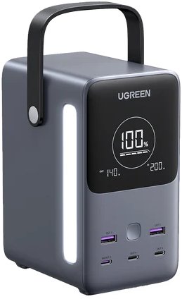 Портативная зарядная станция Ugreen PB770 48000mAh (серый)