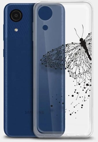 Чехол для телефона BoraSCO ArtWorks для Samsung Galaxy A03 Core 51378 (прозрачный/рисунок)