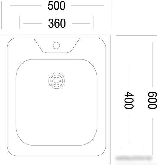 Кухонная мойка Ukinox STD 500.600-4C 0C