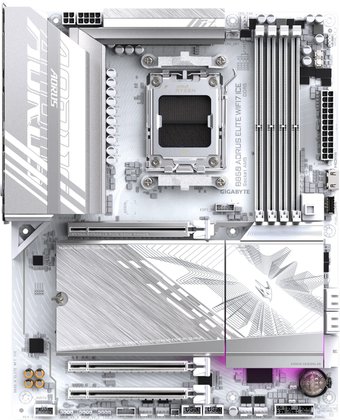 Материнская плата Gigabyte B850 Aorus Elite WiFi7 Ice (rev. 1.0)